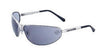 Uvex HD510 By Honeywell Harley-Davidson Safety Glasses With Silver Matte Frame And Blue Mirror Polycarbonate Anti-Scratch Hard Coat Lens  (1/EA)