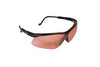 Uvex S3210X By Honeywell Genesis Safety Glasses With Black Polycarbonate Frame And SCT-Vermillion Polycarbonate Uvextreme Anti-Fog Lens  (1/EA)