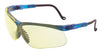 Uvex S3242 By Honeywell Genesis Safety Glasses With Blue Nylon Frame And Amber Polycarbonate Ultra-dura Anti-Scratch Hard Coat Lens  (1/EA)