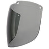 Uvex S9575 by Honeywell Turboshield 9" X 15 7/8" X 3/32" Gray Polycarbonate Anti-Fog Hard Coated Faceshield For Use With Turboshield Headgear and Hardhat Adapter Only  (10/EA)