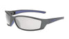 Uvex SX0402 By Honeywell SolarPro Safety Glasses With Gray And Blue Nylon Frame And SCT-Reflect 50 Polycarbonate Supra-Dura Anti-Scratch Hard Coat Lens  (1/EA)