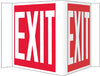 NMC VS10W-VISI SIGN, EXIT, WHITE, 8X14 1/2, .125 ACRYLIC (1 EACH)