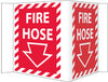 NMC VS33W-VISI, FIRE HOSE, 5.75X8.75, ACRYLIC (1 EACH)