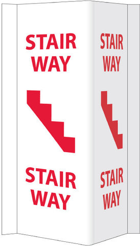 NMC VS46W-VISI, STAIRWAY, 16X8.75, ACRYLIC (1 EACH)