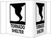 NMC VS52W-VISI, TORNADO SHELTER, 8X14.5, ACRYLIC (1 EACH)