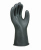 SALISBURY E0011B/11 By Honeywell Size 11 Black 11" Type I Natural Rubber Class 00 Low Voltage Electrical Insulating Linesmen's Gloves With Straight Cuff  (1/PR)