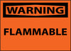 NMC W448AP-WARNING, FLAMMABLE, 3X5, PS VINYL (PAK OF 5)