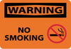 NMC W457AB-WARNING, NO SMOKING, GRAPHIC, 10X14, .040 ALUM (1 EACH)