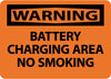 NMC W468AB-WARNING, BATTERY CHARGING AREA NO SMOKING, 10X14, .040 ALUM (1 EACH)