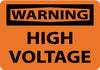 NMC W49A-WARNING, HIGH VOLTAGE, 7X10, .040 ALUM (1 EACH)