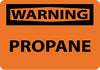 NMC W84PB-WARNING, PROPANE, 10X14, PS VINYL (1 EACH)