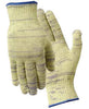 Wells Lamont 1878M Medium Gray And Yellow Whizard Metalguard Seamless Knit 10 gauge Medium Weight Fiber And Stainless Steel Ambidextrous Cut Resistant Gloves With Knit Wrist  (1/PR)