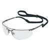North 11150801 by Honeywell Fuse Wilson Safety Glasses With Gunmetal Frame, Gray Polycarbonate TSR Anti-Scratch Hard Coat Lens And Breakaway Neck Cord  (1/EA)
