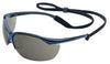 North 11150906 by Honeywell Vapor Wilson Safety Glasses With Metallic Blue Nylon Frame, Gray Polycarbonate TSR Fog-Ban Anti-Fog Lens And Breakaway Neck Cord  (1/EA)