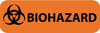 NMC WOL7-LABELS, BIOHAZARD, 1X3, PS PAPER (1 ROLL)