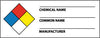NMC WOL8-NFPA CHEMICAL LABEL, 1 1/2 X 4, PS PAPER (1 ROLL)