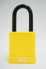 NMC ZL7069-LOCKS, YELLOW, KEYED ALIKE, 1.5 SHACKLE, SET OF 6 (PAK OF 6)