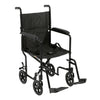 Drive Medical atc17-bk Lightweight Transport Wheelchair, 17" Seat, Black (1/CV)