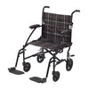Drive Medical dfl19-blk Fly Lite Ultra Lightweight Transport Wheelchair, Black (1/CV)