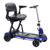 Drive Medical flex ZooMe Flex Ultra Compact Folding Travel 4 Wheel Scooter, Blue (1/EA)