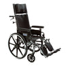 Drive Medical pla420rbdda Viper Plus GT Full Reclining Wheelchair, Detachable Desk Arms, 20" Seat (1/EA)