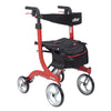 Drive Medical rtl10266-t Nitro Euro Style Walker Rollator, Tall, Red (1/EA)