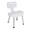 Drive Medical rtl12606 Bathroom Safety Shower Chair with Folding Back (1/EA)