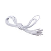 Drive Medical rtl2052 Elastic Shoe and Sneaker Laces, White, 2 Pairs (1/PKG)