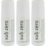 Sub Zero Cool Pain Relieving Gel 3.0.Oz Roll On 3 Pack