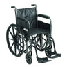 Drive Medical ssp216dfa-sf Silver Sport 2 Wheelchair, Detachable Full Arms, Swing away Footrests, 16" Seat (1/EA)