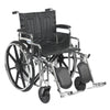 Drive Medical std20dda-elr Sentra Extra Heavy Duty Wheelchair, Detachable Desk Arms, Elevating Leg Rests, 20" Seat (1/CV)