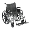 Drive Medical std20ecddahd-sf Sentra EC Heavy Duty Wheelchair, Detachable Desk Arms, Swing away Footrests, 20" Seat (1/CV)