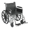 Drive Medical std20ecdfahd-sf Sentra EC Heavy Duty Wheelchair, Detachable Full Arms, Swing away Footrests, 20" Seat (1/BX)