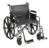 Drive Medical std22ecdda-sf Sentra EC Heavy Duty Wheelchair, Detachable Desk Arms, Swing away Footrests, 22" Seat (1/CV)