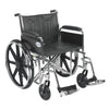 Drive Medical std22ecdfa-sf Sentra EC Heavy Duty Wheelchair, Detachable Full Arms, Swing away Footrests, 22" Seat (1/CV)