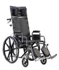 Drive Medical std22rbdda Sentra Reclining Wheelchair, Detachable Desk Arms, 22" Seat (1/CV)