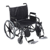Drive Medical std26dda-elr Sentra Deluxe Heavy Duty Extra Extra Wide Wheelchair With Detachable Desk Arm and Elevating Leg Rests, 26" Seat (1/CV)