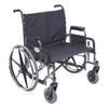 Drive Medical std26dda Sentra Extra Wide Heavy Duty Wheelchair, Detachable Desk Arms, 26" Seat (1/CV)