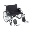 Drive Medical std26ecdda-elr Sentra EC Heavy Duty Extra Wide Wheelchair, Detachable Desk Arms, Elevating Leg Rests, 26" Seat (1/CV)