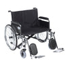 Drive Medical std26ecdfa-elr Sentra EC Heavy Duty Extra Wide Wheelchair, Detachable Full Arms, Elevating Leg Rests, 26" Seat (1/CV)