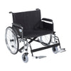Drive Medical std26ecdfa-sf Sentra EC Heavy Duty Extra Wide Wheelchair, Detachable Full Arms, Swing away Footrests, 26" Seat (1/CV)