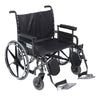 Drive Medical std28dfa-elr Sentra Deluxe Heavy Duty Extra Extra Wide Wheelchair With Detachable Full Arm and Elevating Leg Rests, 28" Seat (1/EA)