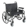 Drive Medical std28dfa Sentra Extra Wide Heavy Duty Wheelchair, Detachable Full Arms, 28" Seat (1/CV)