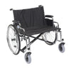 Drive Medical std28ecdda Sentra EC Heavy Duty Extra Wide Wheelchair, Detachable Desk Arms, 28" Seat (1/CV)