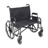 Drive Medical std30dda Sentra Extra Wide Heavy Duty Wheelchair, Detachable Desk Arms, 30" Seat (1/CV)