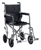 Drive Medical tr19 Go Cart Light Weight Steel Transport Wheelchair with Swing Away Footrest, 19" Seat (1/CV)